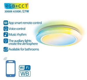 Aigostar - LED RGBW Димируема лампа за баня LED/27W/230V 40 см Wi-Fi