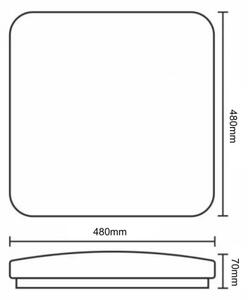 LED Плафониера OPAL LED/48W/230V 3000-6500K + дистанционно управление