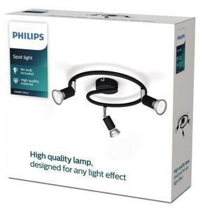 Philips - Спот LIMBALI 3xGU10/50W/230V черен