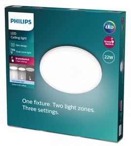 Philips- LED Димируем плафон OZZIET SCENE SWITCH LED/22W/230V 4000K