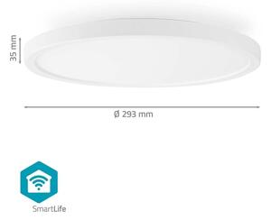 Nedis WIFILAC31WT - LED RGBW Димируема лампа LED/18W/230V 2700-6500K Wi-Fi