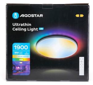 Aigostar-LED RGB Димируема лампа за баня LED/18W/230V Ø 30 см IP44 + д.у