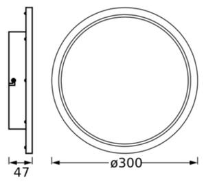 Ledvance - LED Плафон за баня DISC LED/18W/230V 3000/4000K IP44