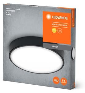 Ledvance - LED Плафониера ORBIS SLIM LED/24W/230V черен