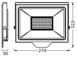 Ledvance - Екстериорен LED прожектор FLOODLIGHT ESSENTIAL LED/100W/230V IP65