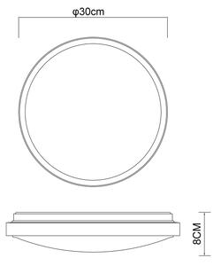 Globo 41766-12 - LED Плафониера SAMMI LED/12W/230V 3000/4500/6000K