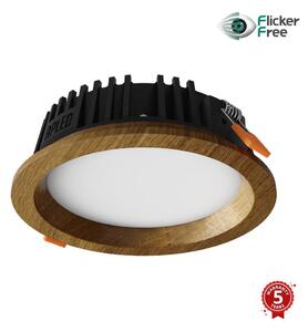 APLED - LED Лампа RONDO WOODLINE LED/6W/230V 4000K Ø 15 см дъб масивнo дървo