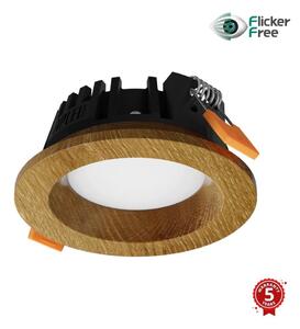 APLED - LED Лампа RONDO WOODLINE LED/3W/230V 3000K Ø 9 см дъб масивнo дървo