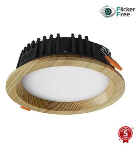 APLED - LED Лампа RONDO WOODLINE LED/6W/230V 4000K Ø 15 см бор масивнo дървo