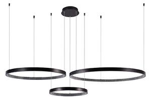 LED Пендел 3xLED/19W/230V 3000K черен