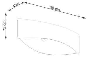 Sollux SL.1189 - Аплик TONI 1xG9/8W/230V черен