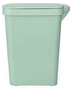Кош за боклук с педал Brabantia StepUp 1008484, 25 л, Екологични материали, Голям отвор, Светлозелен