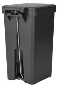 Кош за боклук с педал Brabantia StepUp 1008479, 16 л, Екологични материали, Голям отвор, Тъмносив