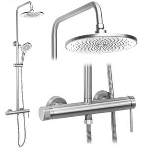 Комплект за душ Rea Foss Clif Brush Nickel