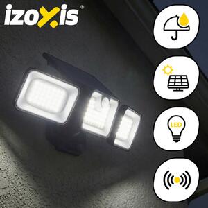 Соларна лампа 180 LED 550 lm със сензор за движение и здрач - IP65