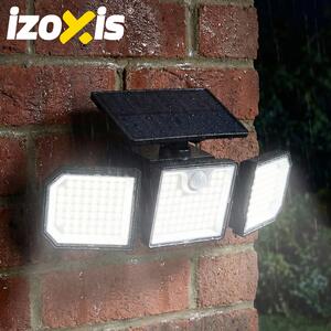 Соларна лампа 167 LED 500 lm със сензор за движение и здрач - IP65