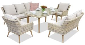 Градински мебели Bilbao Apetito 7 Garden Point sand