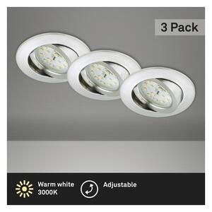 Briloner 8312-039 - К-кт 3x LED Лампа за вграждане в баня LED/5W/230V IP23