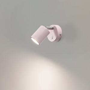 Стенен прожектор Fun, сив, височина 14 cm, регулируем, GU10