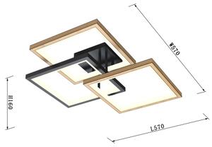 Wofi 9022-306S - LED Димируем плафон MATERA LED/40W/230V