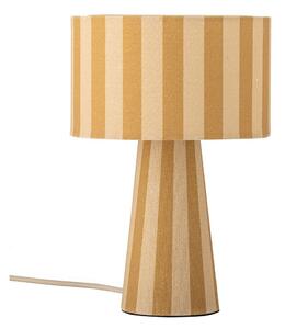 Жълта текстилна настолна лампа с текстилен абажур (височина 30 cm) Emmie – Bloomingville