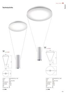 Redo 01-1971 - LED Димируем пендел ESSENCE LED/36W/230V 3000K бял