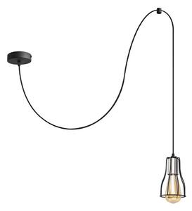 Пендел TUBE 1xE27/15W/230V черен/хром