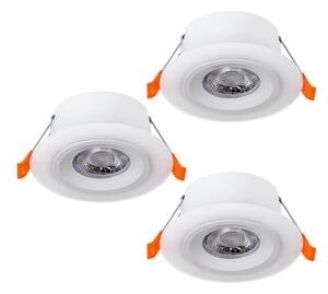 Eglo 900913 - К-кт 3x LED Лампа за окачен таван CALONGE 3xLED/4,8W/230V бял