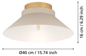 Eglo 900736 - Плафон MOHARRAS 1xE27/40W/230V