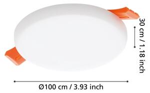 Eglo 900963 - LED Лампа за вграждане в баня RAPITA 5,5W/230V Ø 10 см IP65