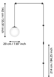 Eglo 900977 - Пендел RONDO 1xE27/40W/230V