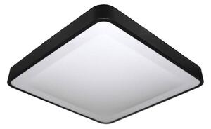 LED таванно осветително тяло с вграден сензор WILTON LED/24W/230V 4000K 33x33 cm черно