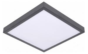 LED плафон с вграден сензор VITALI LED/24W/230V 4000K 33x33 cm антрацит