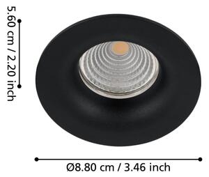 Eglo 33996 - LED Димируема лампа за вграждане SALICETO LED/6W/230V черен