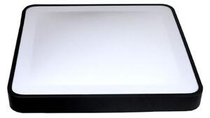 LED таванно осветително тяло с вграден сензор WILTON LED/24W/230V 4000K 33x33 cm черно