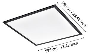 Eglo 900819 - LED Плафониера SALOBRENA LED/33W/230V 60x60 cm черен