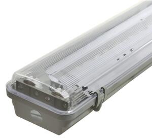 Техническо флуоресцентно осветително тяло 2xG13/36W/230V 120 cm IP65 сиво
