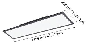 Eglo 900821 - LED Плафониера SALOBRENA LED/33W/230V 120x30 cm черен