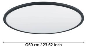 Eglo 900762 -LED Димируем плафон SARSINA-Z 41W/230V Ø 60 cm черен