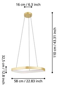 Eglo 900917 - LED Димируем пендел VALLEROSA LED/25,2W/230V