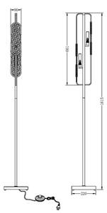 Maytoni MOD099FL-02G - Лампион MARMO 2xG9/40W/230V