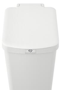 Кош за боклук с педал Brabantia StepUp 1005556, 40 л, Екологични материали, Голям отвор, Светлосив