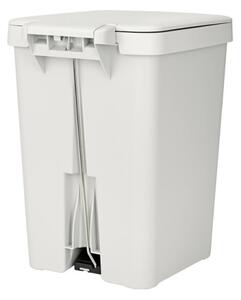 Кош за боклук с педал Brabantia StepUp 1008483, 25 л, Екологични материали, Голям отвор, Светлосив