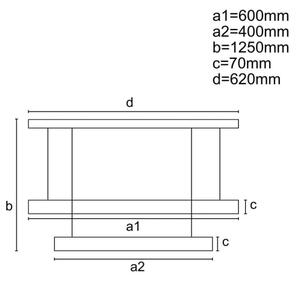 LED Димируем пендел LED/70W/230V черен + дистанционно управление