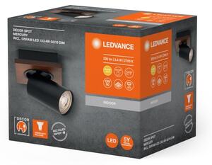 Ledvance - LED Стенен спот DECOR MERCURY 1xGU10/3,4W/230V