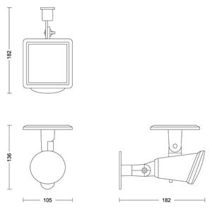 Philips - LED Соларен аплик JIVIX LED/1,4W/3,7V IP44