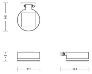 Philips - LED Соларен аплик VYNCE LED/1,5W/3,7V IP44