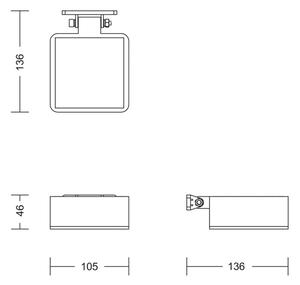 Philips - LED Соларен аплик VYNCE LED/1,5W/3,7V IP44