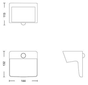 Philips - LED Соларен аплик със сензор YARIXA LED/2,2W/3,7V IP44