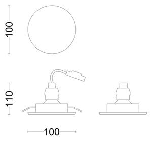 Philips - LED Лампа за вграждане в баня FRESCO LED/4,6W/230V IP23